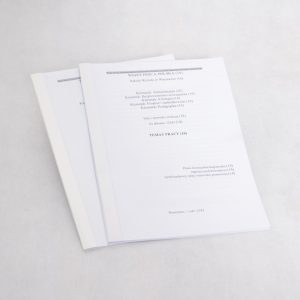 Oprawa termiczna (miękka)